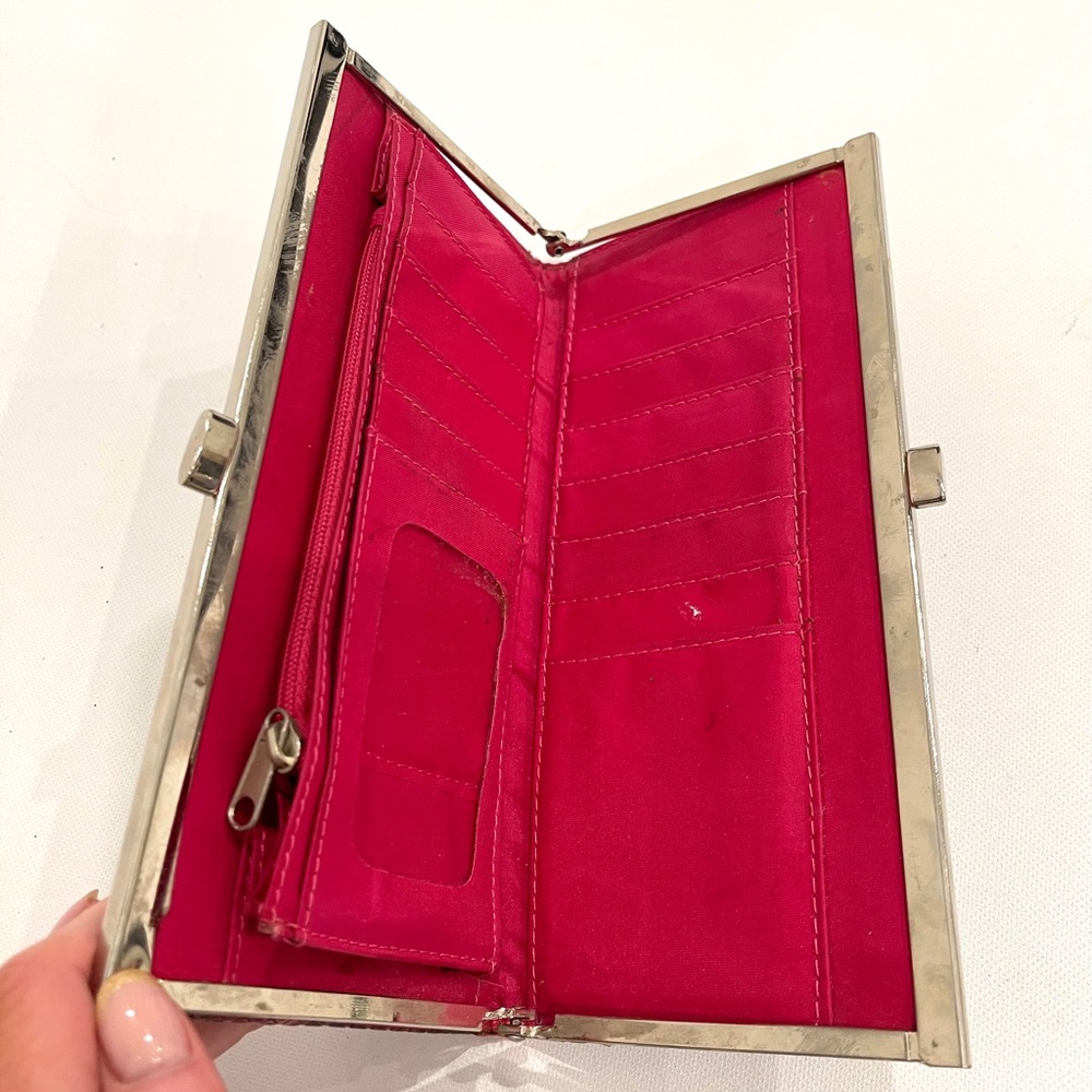 Pink Snakeskin Wallet - Picture 2 of 3